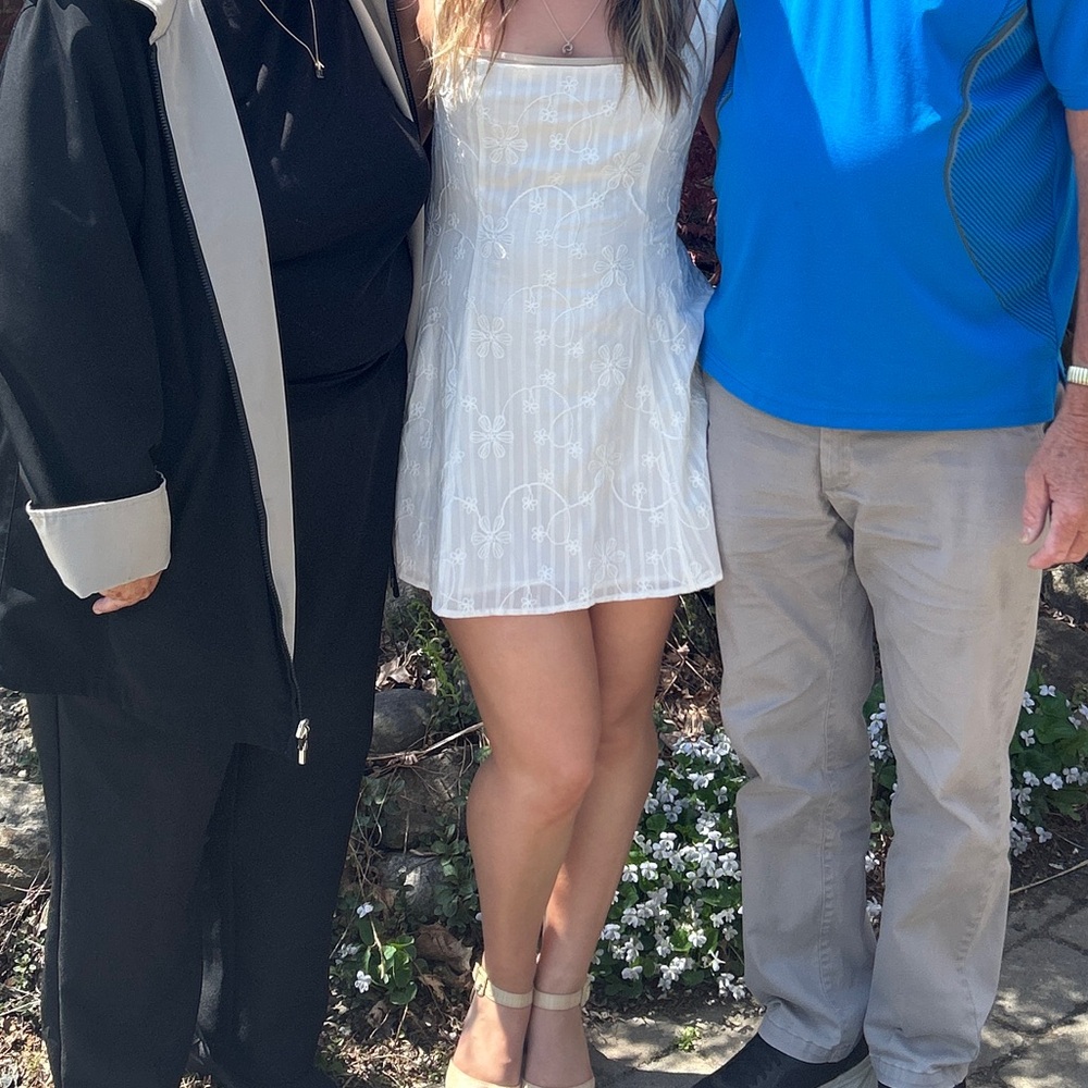 Princess Polly Ivory Floral Dress